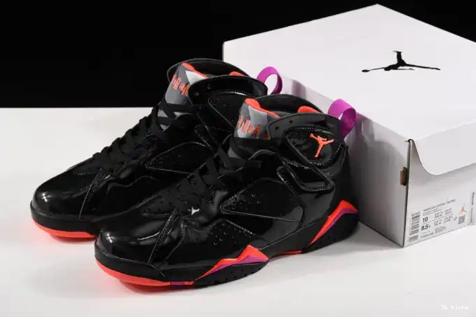 Rep TBK Retro Air 313358-006 Patent Black Jordan 7 0601
